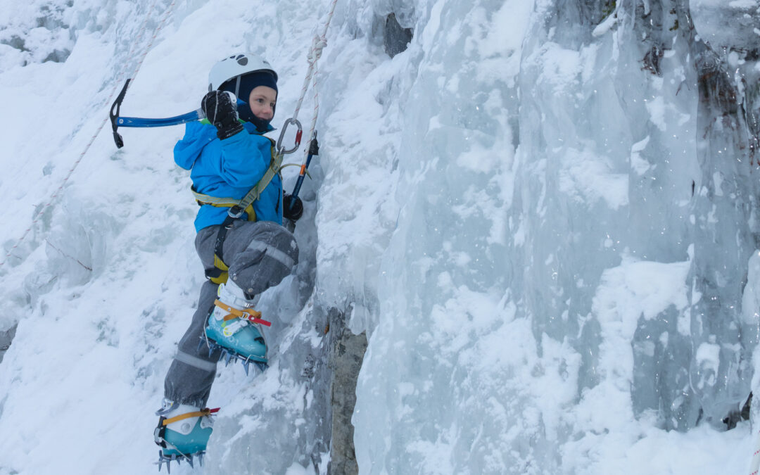Kid’s Ice Climbing Adventure in Pyhä Lapland