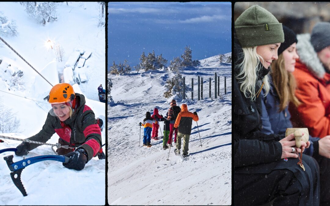 Try Ice Climbing & Snowshoeing in Pyhä Lapland