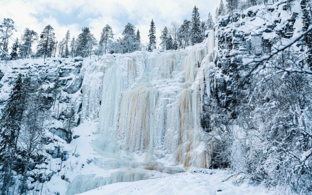 Korouoma Frozen Waterfalls