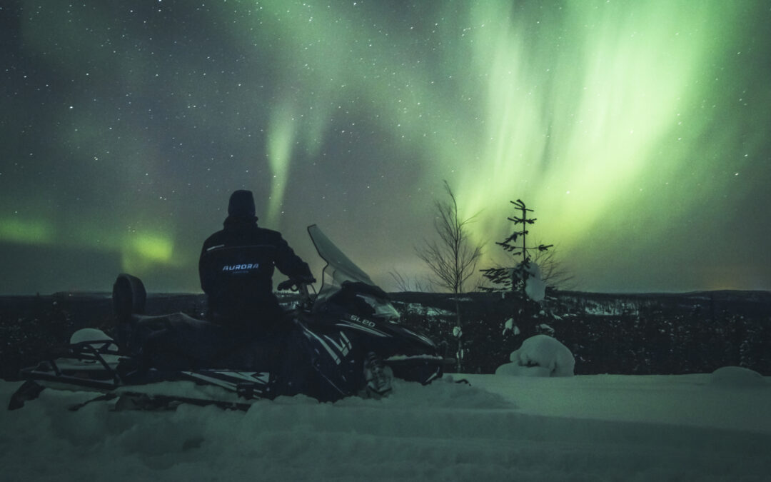 Northern Lights Safari by Electric Snowmobiles in Rovaniemi